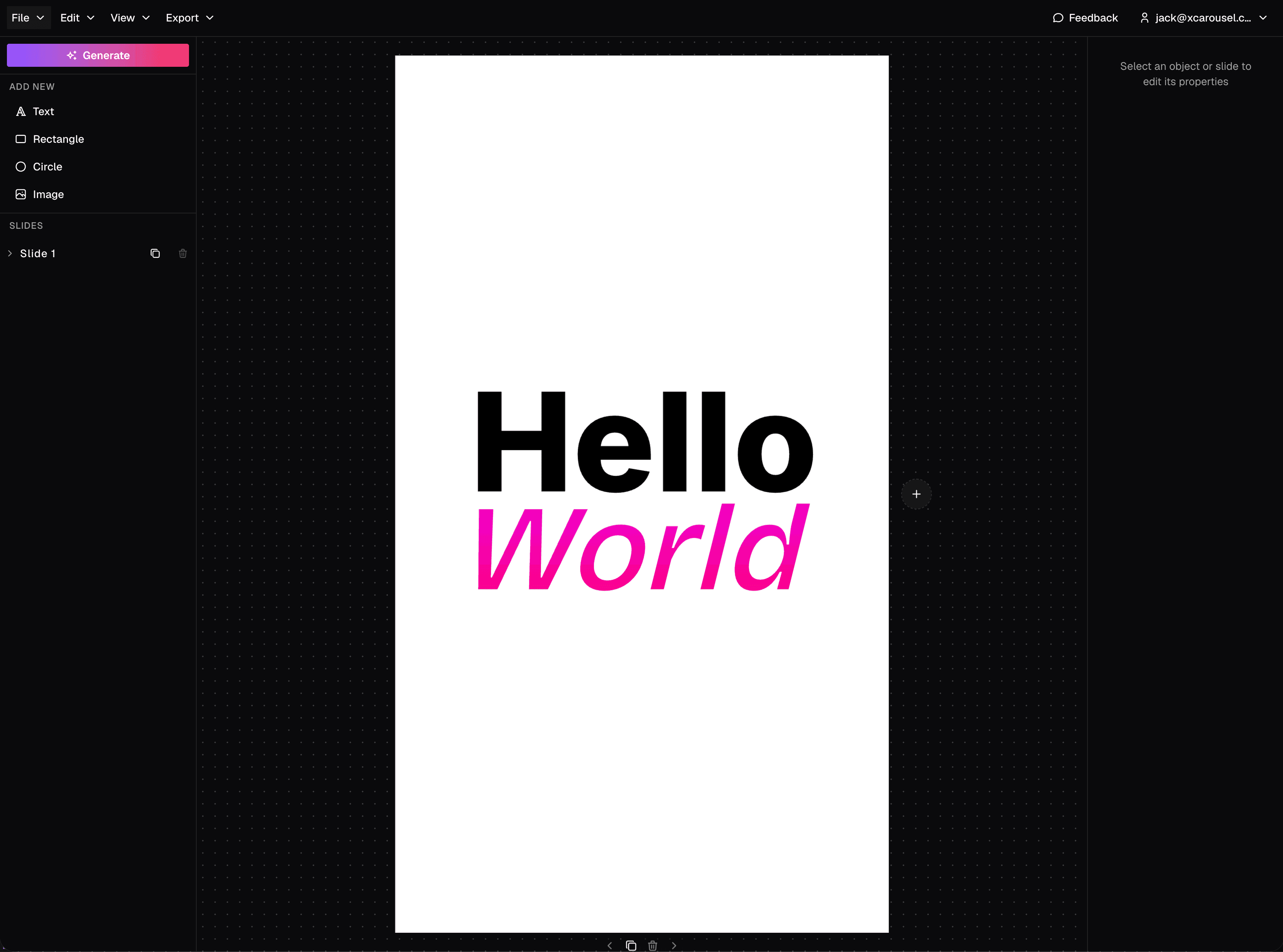 xcarousel editor